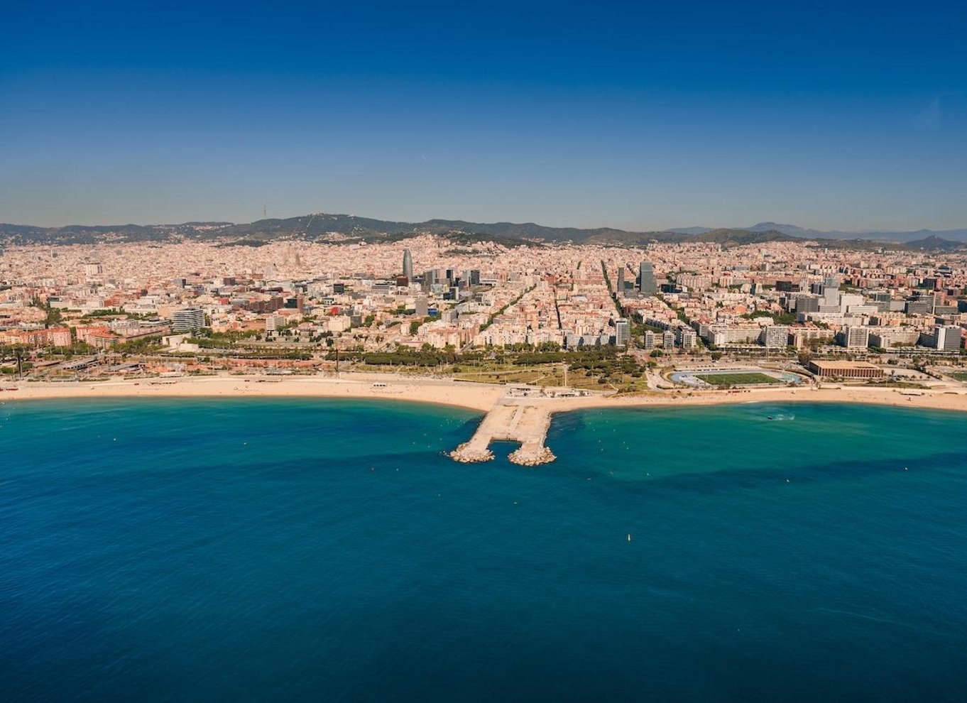 Barcelona: Helikopterflyvning og bådtransport til heliport