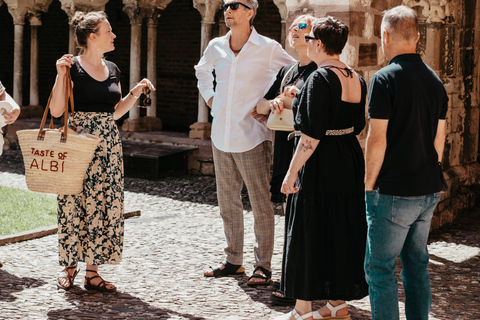 Albi: Tour gastronómico e pelo mercado com degustações e passeio histórico