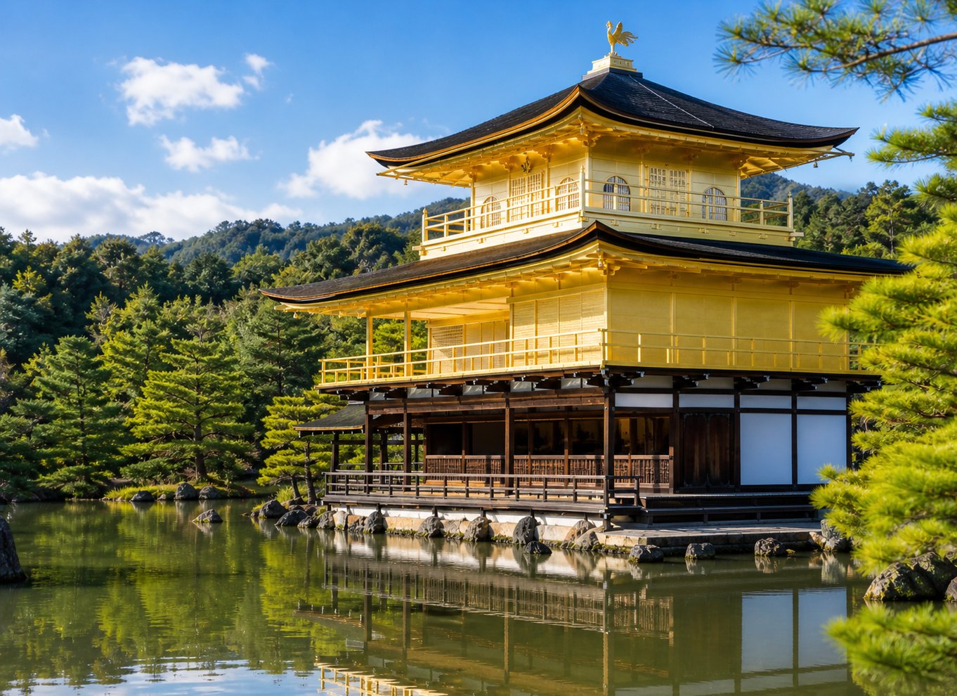 Kyoto: Fushimi Inari, Kinkakuji, bambuslunden – 1 dags bustur
