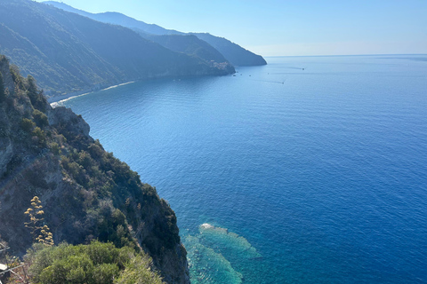 Exklusive Cinque Terre Tagestour mit der Fähre und Halt in Pisa