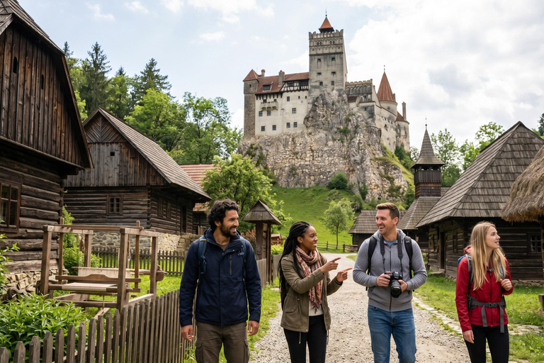 From Bucharest: Dracula Castle, Peles Castle & Brasov Trip From Bucharest: Dracula Castle, Peles Castle & Brasov Trip