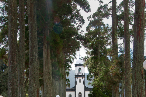 Hela dagen: Sete Cidades, Lagoa do Fogo och Ribeira Grande