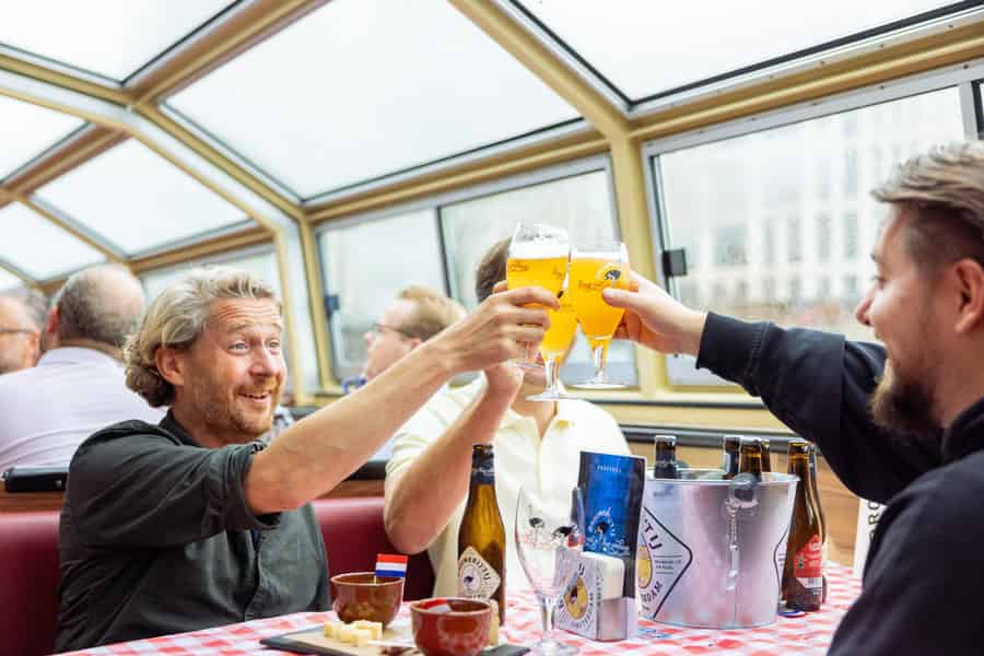 Amsterdam: Beer Tasting Cruise Featuring Brewery 't IJ