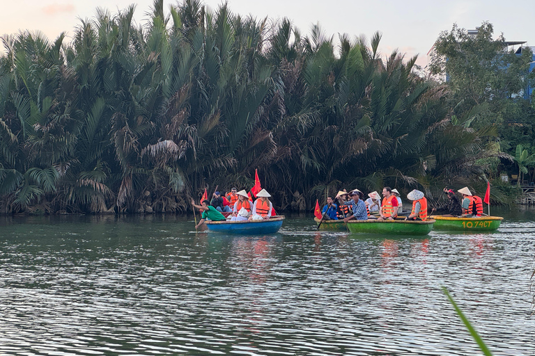 Hoi An Untold: E-scooter Tour to Countryside and Basket Boat