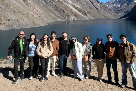 El Yeso Reservoir + El Plomo Hot Springs with Chilean BBQ