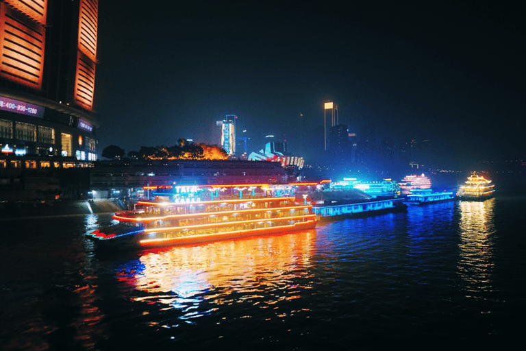 Chongqing: Two Rivers Night Cruise- Yangtze & Jialing Rivers