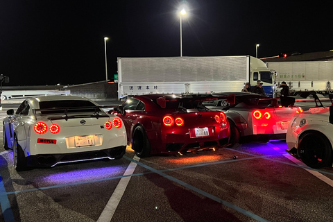 Tokyo JDM Tour: Daikoku PA (getunte JDM-Autos, Skyline GTR, RX7)JDM-Auto-Tuning-Erlebnis