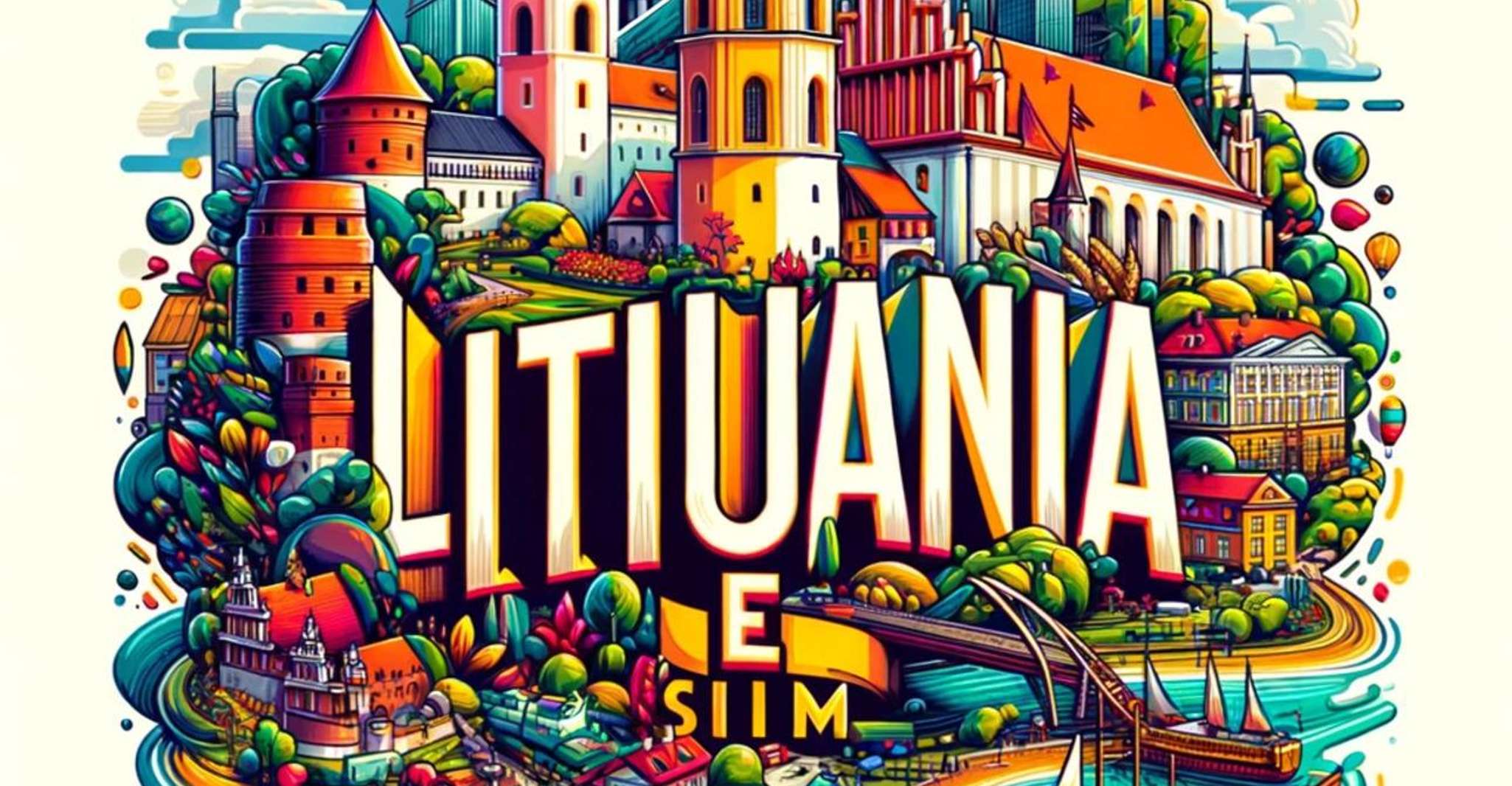 E-sim Litouwen Onbeperkte gegevens 30 dagen - Hizvo