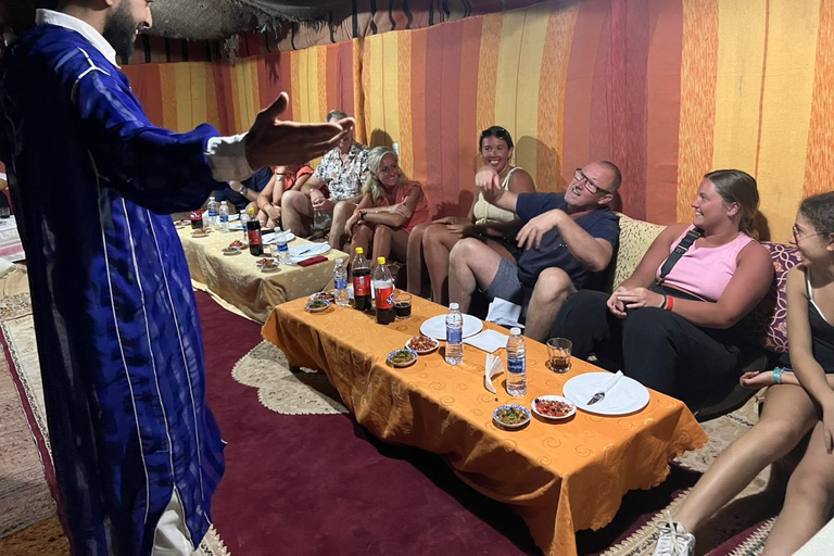 Marrakesh: Desert Sunset with Dinner and Show Marrakesh: Desert Sunset Camel ride with Dinner and Show