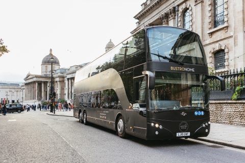 Londres: dîner de luxe en bus à 6 platsDîner de luxe à 6 plats avec accord mets et vins