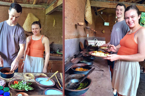 Kandy : Cours de cuisine villageoise 12 plats avec visite du marché