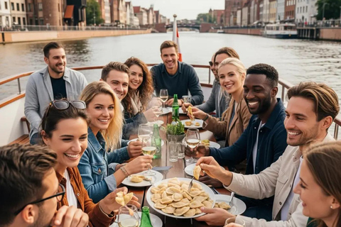 Gdańsk: Motławakryssning med pierogiprovning