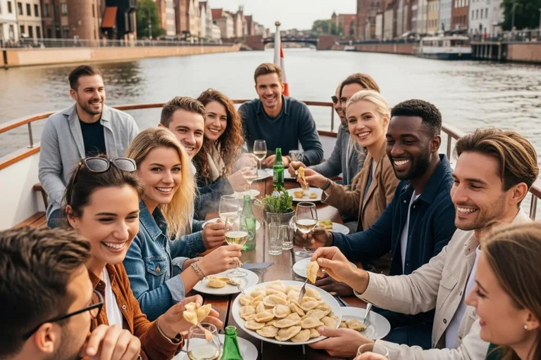 Gdańsk: Motławakryssning med pierogiprovning