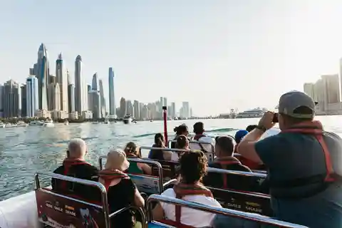 Dubai: Jachthaven, Atlantis, Palm & Burj Al Arab Speedboottour
