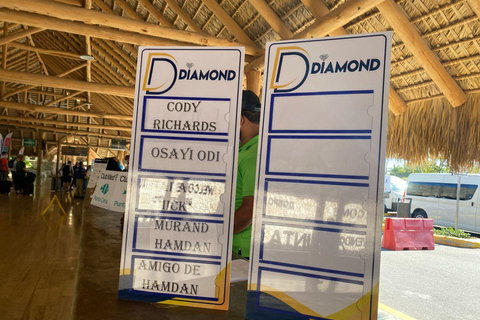 Prywatny transfer między lotniskiem Punta Cana a Bávaro.