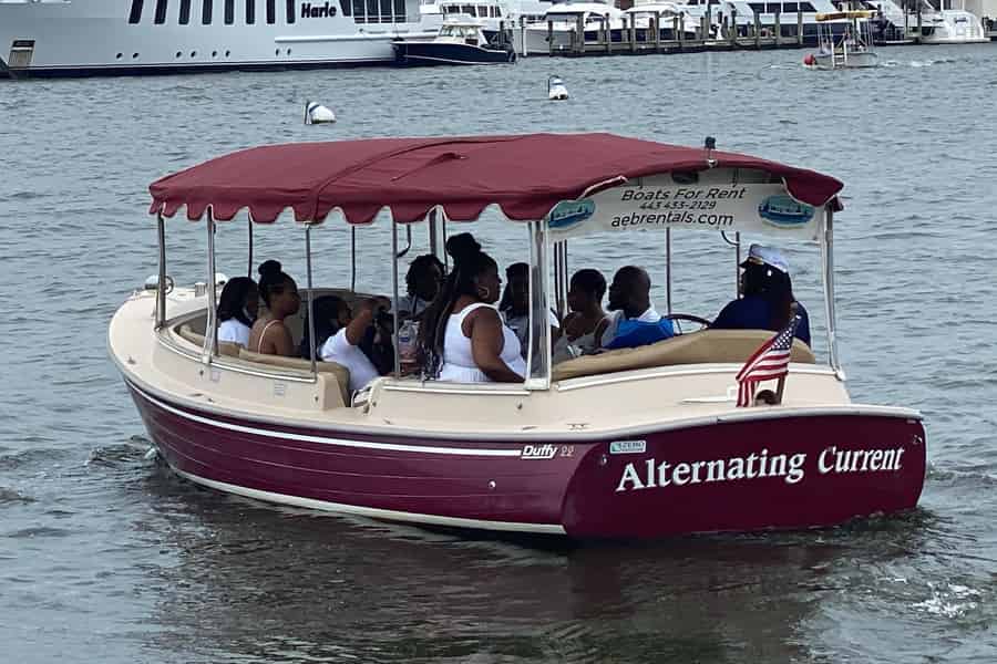 Annapolis: Elektrobootverleih - Duffy Sun Cruiser - 10ppl. Foto: GetYourGuide