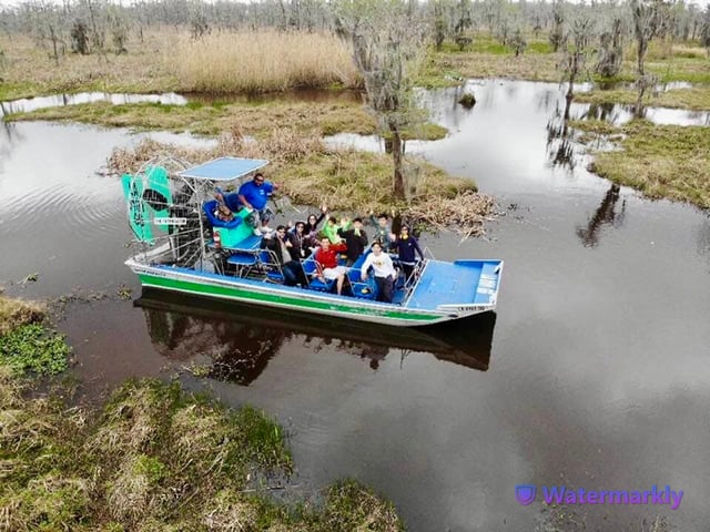 New Orleans: Airboat Sumpf &amp; Stadt und Katrina Tour Combo