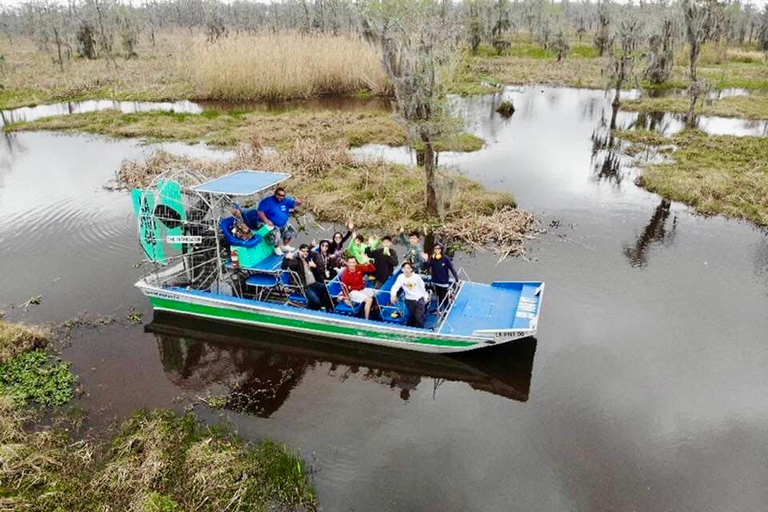 New Orleans: tour combinato Airboat Swamp &amp; City e KatrinaTour combinato piccolo idroscivolante, città e Katrina