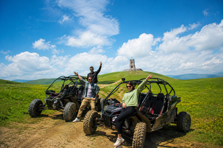 Tbilisi: Buggy Off-Road Adventure with Pickup. PRivat This option is priced per bag.