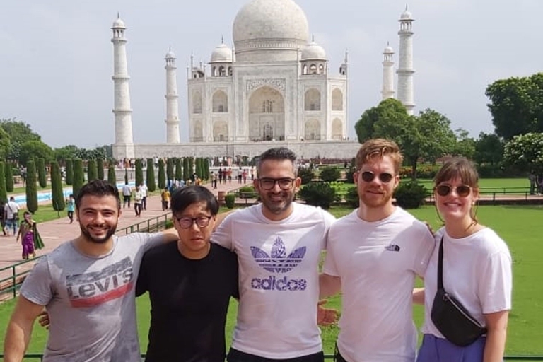Agra: Taj Mahal & Agra Fort-tour met gids