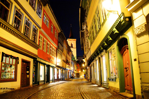 Erfurt : En route avec le Brückenkrämer. Visite guidée avec dégustation d&#039;anniversaire.