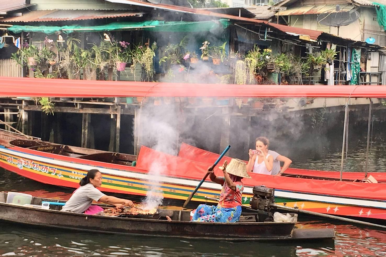 Bangkok: Tour em pequenos grupos pelos canais em um barco de cauda longaBangkok: excursão para grupos pequenos pelos canais em barco Longtail