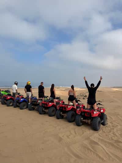 Agadir : excursion en quad dans le désert et sur la plage avec sandboard - quad