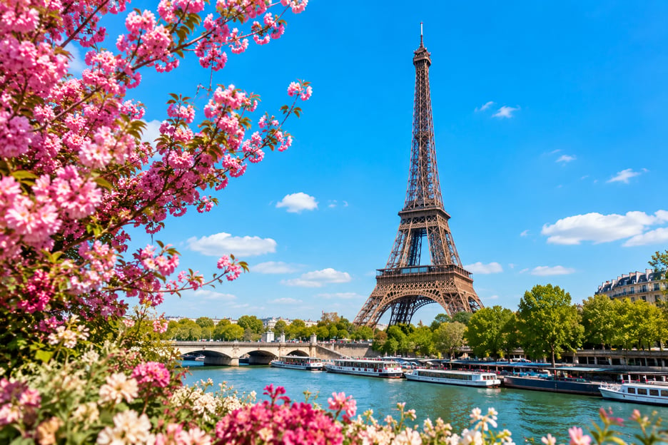 Au départ du Havre : visite de luxe de Paris avec croisière et panier-repas