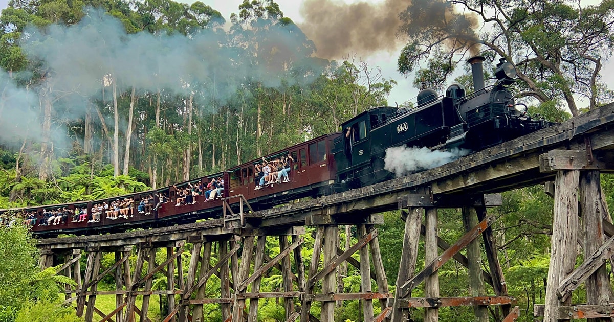 メルボルン：半日パフィングビリー蒸気機関車体験 | GetYourGuide