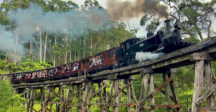 Melbourne: Half-Day Puffing Billy Steam Train Experience