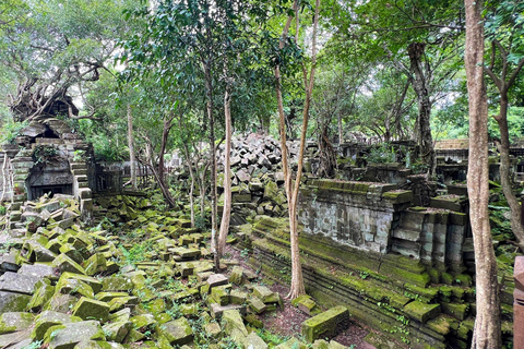 Adventure to the distant temples, Beng Mealea & Rolous Group