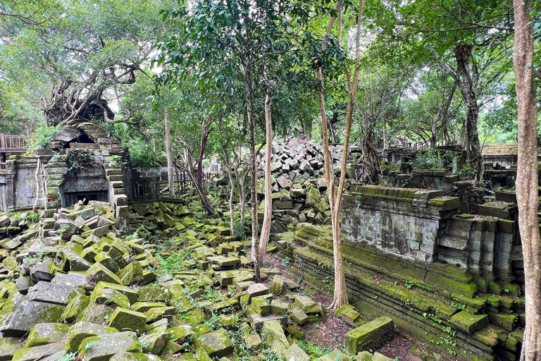 Adventure to the distant temples, Beng Mealea & Rolous Group