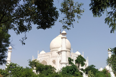 Agra: Taj Mahal Guided Tour with Photography & Rental Saree Taj Mahal Guided Tour without Entry Tickets & Rental Saree