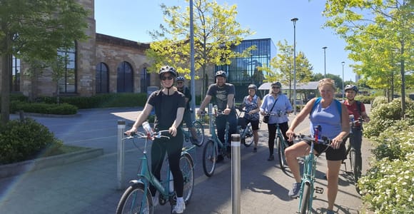Glasgow: Stadt, Grünflächen und Clyde-Brücken-Radtour