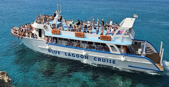 Ayia Napa: Blue Lagoon & Turtle Cruise with Optional Lunch