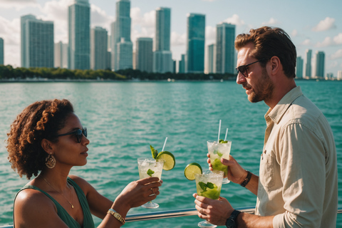 Miami: Tour en barco por las Casas de los Millonarios con bar de mojitos a bordo