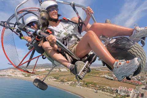 Paratrike flight in Malaga
