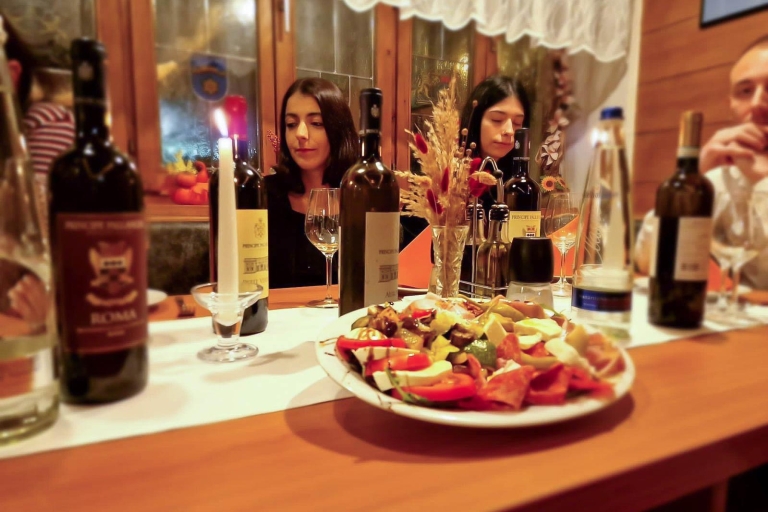 Bogen: Degustación de vinos y platos italianos en el restaurante PulcinellaDegustación de Pulcinella