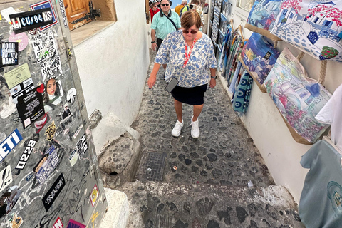 Santorin : visite des temps forts avec Oia et Pyrgos MegaloxoriSantorin : visite des temps forts avec Oia, Pyrgos et Megalochori