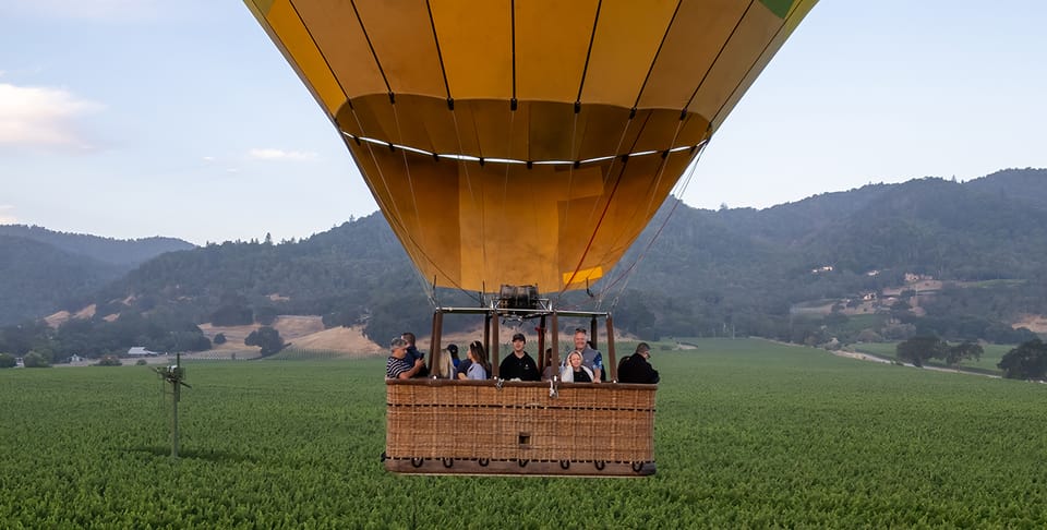 From Yountville: Napa Valley Sunrise Hot Air Balloon Flight | GetYourGuide