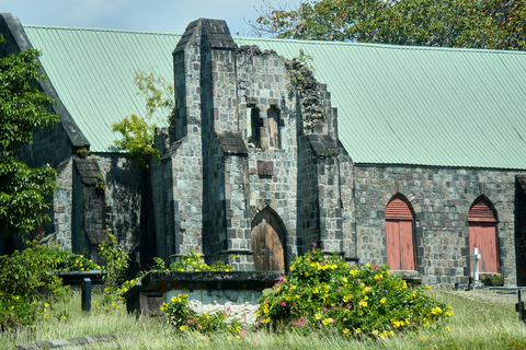 St. Kitts: Top Sights Guided Van or Open-Air Safari Tour