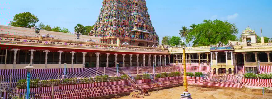 Visite privée d'une journée au départ de Chennai : visite de Kanchipuram et de Chennai