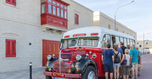 Vintage Bus Malta | Valletta/St. Julian&#39;s/Sliema/Mdina Rabat