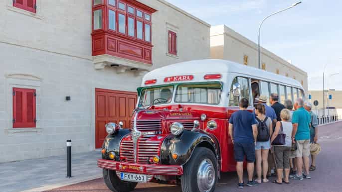 Oldtimerbus Malta | Valletta/St. Julian