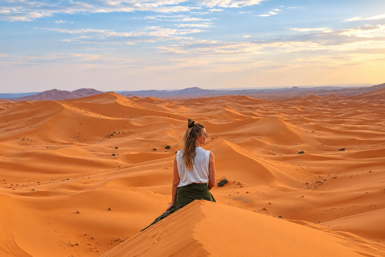 Marrakech to Fes: 3-Day Sahara Desert Tour, Camel & Buggy Option 2 — Luxury Sahara Camp