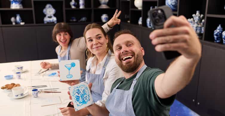 Amsterdam: Traditional Dutch Blue Tile Painting Workshop photo 8