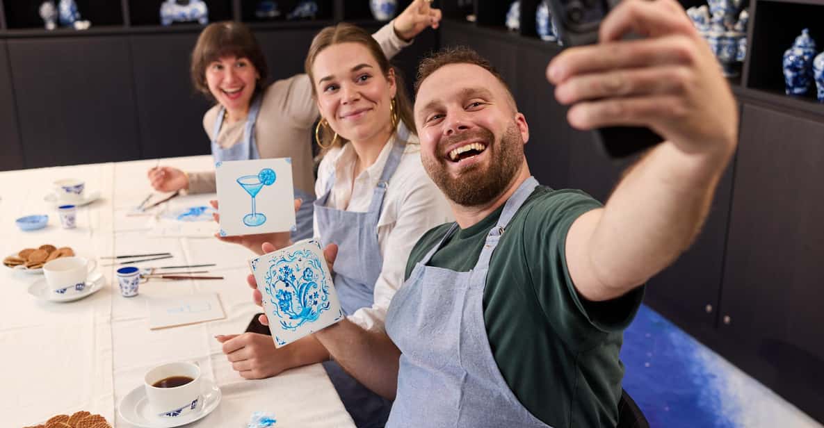 Afbeelding 7 van Amsterdam: traditionele Nederlandse blauwe tegelschilderworkshop