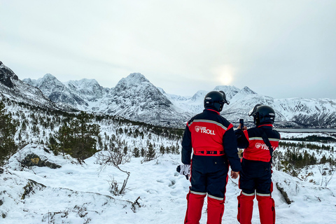 Från Tromsö: Snöskotersafari i LyngenalpernaFrån Tromsø: Snöskotersafari i Lyngenalperna