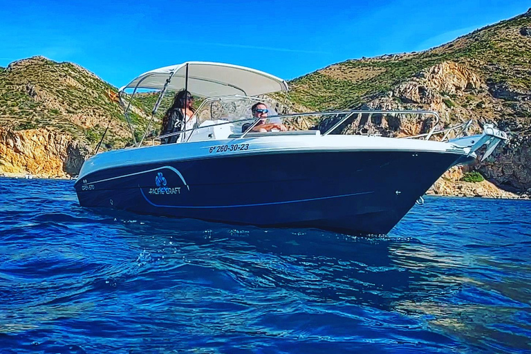 Privé boot Denia en Javea kust ( 8 uur ) Hele dag