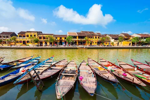 Selva de Cocos, Hoian, Paseo en barco Liberación de linternas desde Danang